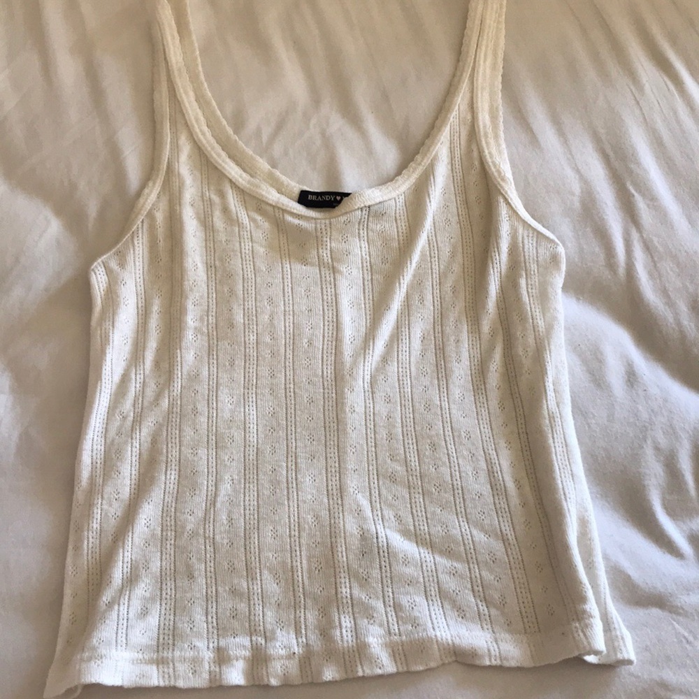 Brandy Melville off white tank